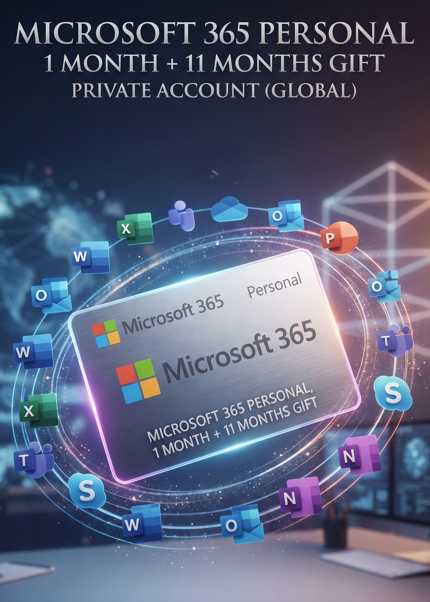 Gemini_Generated_Image_rpyljcrpyljcrpyl Microsoft 365/1M. اشتراك - الصورة 1